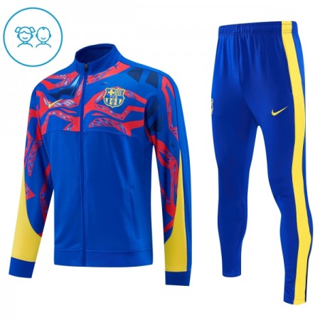Enfant Barcelone Ensemble Vestes d'Entraînement Bleue 2026-27