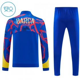 Enfant Barcelone Ensemble Vestes d'Entraînement Bleue 2026-27
