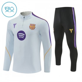 Enfant Barcelone Sweat d'Entraînement Quart-Zip Blanche 2026-27