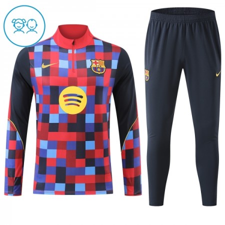 Enfant Barcelone Sweat d'Entraînement Quart-Zip Rouge 2026-27