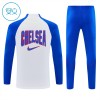Enfant Chelsea Sweat d'Entraînement Quart-Zip Blanche 2026-27