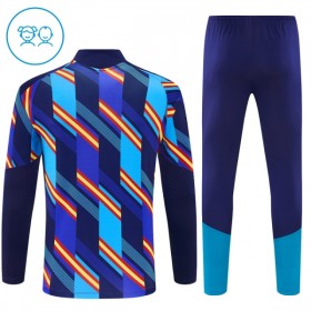Enfant Espagne Sweat d'Entraînement Quart-Zip Bleue 2026-27