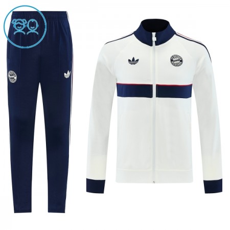 Enfant FC Bayern Munich Ensemble Vestes d'Entraînement Blanche 2026-27 Enfant FC Bayern Munich Ensemble Vestes d'Entraînement Blanche 2026-27
