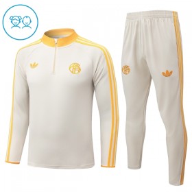 Enfant FC Bayern Munich Sweat d'Entraînement Quart-Zip Blanche 2026-27