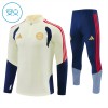 Enfant FC Bayern Munich Sweat d'Entraînement Quart-Zip Blanche 2026-27 Enfant FC Bayern Munich Sweat d'Entraînement Quart-Zip Blanche 2026-27