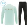Enfant France Sweat d'Entraînement Quart-Zip Blanche 2026-27