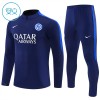 Enfant Inter Milan Sweat d'Entraînement Quart-Zip Bleue 2026-27 Enfant Inter Milan Sweat d'Entraînement Quart-Zip Bleue 2026-27