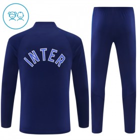Enfant Inter Milan Sweat d'Entraînement Quart-Zip Bleue 2026-27