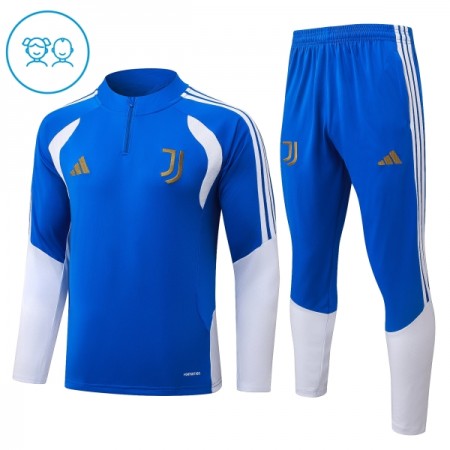 Enfant Juventus Sweat d'Entraînement Quart-Zip Bleue 2026-27 Enfant Juventus Sweat d'Entraînement Quart-Zip Bleue 2026-27