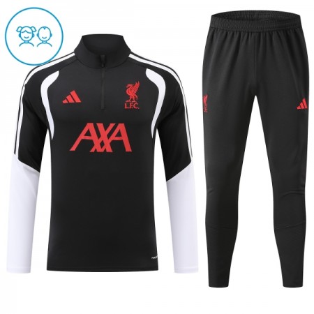 Enfant Liverpool Sweat d'Entraînement Quart-Zip Noire 2026-27