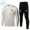 Enfant Manchester City Sweat d'Entraînement Quart-Zip Grise 2026-27