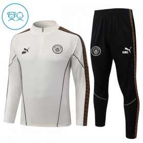 Enfant Manchester City Sweat d'Entraînement Quart-Zip Grise 2026-27