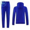Enfant Manchester United Hoodie Sweat d'Entraînement Bleue 2026-27