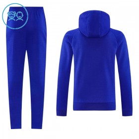 Enfant Manchester United Hoodie Sweat d'Entraînement Bleue 2026-27
