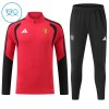 Enfant Manchester United Sweat d'Entraînement Quart-Zip Rouge 2026-27