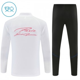 Enfant Paris Saint Germain Sweat d'Entraînement Quart-Zip Blanche 2026-27
