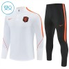 Enfant Pays-Bas Sweat d'Entraînement Quart-Zip Blanche 2026-27