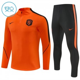 Enfant Pays-Bas Sweat d'Entraînement Quart-Zip Orange 2026-27