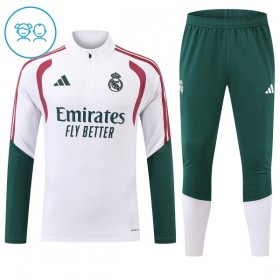 Enfant Real Madrid Sweat d'Entraînement Quart-Zip Blanche 2026-27