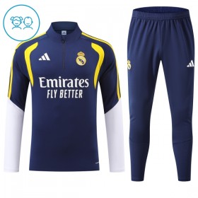 Enfant Real Madrid Sweat d'Entraînement Quart-Zip Bleue 2026-27
