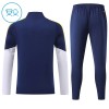 Enfant Real Madrid Sweat d'Entraînement Quart-Zip Bleue 2026-27