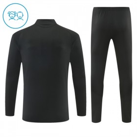 Enfant Real Madrid Sweat d'Entraînement Quart-Zip Noire 2026-27