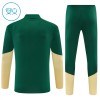 Enfant Real Madrid Sweat d'Entraînement Quart-Zip Verte 2026-27