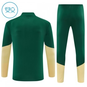 Enfant Real Madrid Sweat d'Entraînement Quart-Zip Verte 2026-27