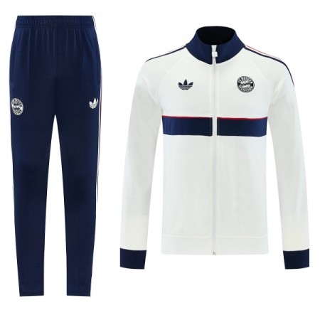FC Bayern Munich Ensemble Vestes d'Entraînement Blanche 2026-27 FC Bayern Munich Ensemble Vestes d'Entraînement Blanche 2026-27