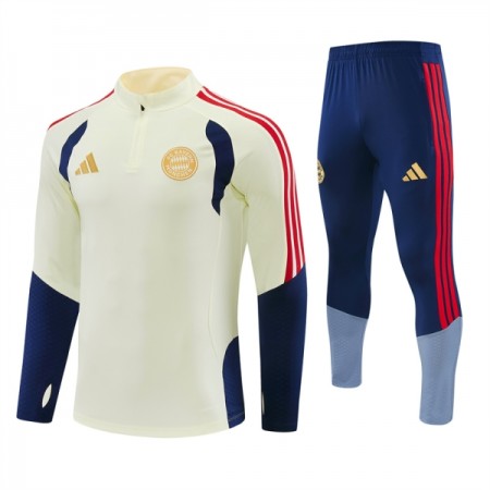 FC Bayern Munich Sweat d'Entraînement Quart-Zip Blanche 2026-27 FC Bayern Munich Sweat d'Entraînement Quart-Zip Blanche 2026-27