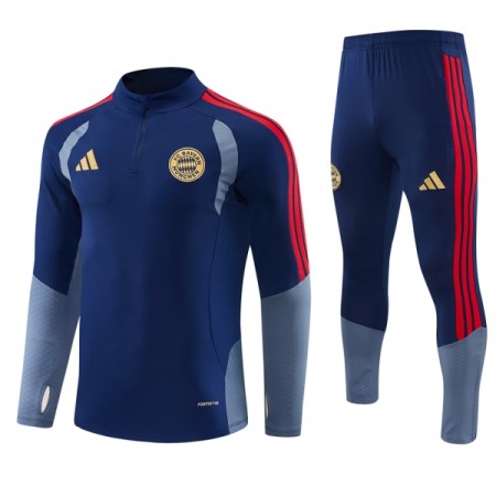 FC Bayern Munich Sweat d'Entraînement Quart-Zip Bleue 2026-27 FC Bayern Munich Sweat d'Entraînement Quart-Zip Bleue 2026-27