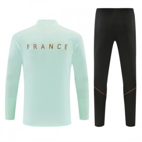 France Sweat d'Entraînement Quart-Zip Blanche 2026-27