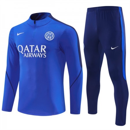 Inter Milan Sweat d'Entraînement Quart-Zip Bleue 2026-27 Inter Milan Sweat d'Entraînement Quart-Zip Bleue 2026-27