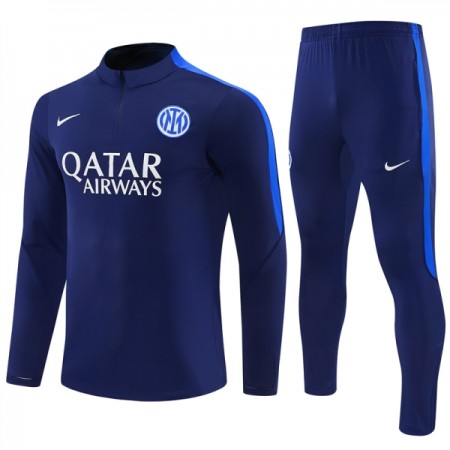 Inter Milan Sweat d'Entraînement Quart-Zip Bleue 2026-27 Inter Milan Sweat d'Entraînement Quart-Zip Bleue 2026-27