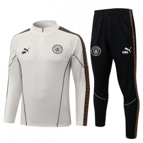Manchester City Sweat d'Entraînement Quart-Zip Grise 2026-27
