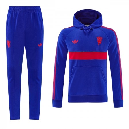 Manchester United Hoodie Sweat d'Entraînement Bleue 2026-27