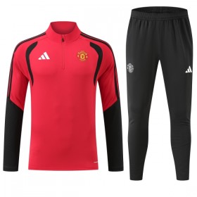 Manchester United Sweat d'Entraînement Quart-Zip Rouge 2026-27