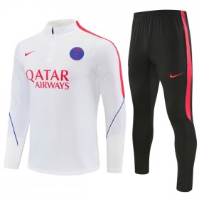 Paris Saint Germain Sweat d'Entraînement Quart-Zip Blanche 2026-27