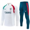 Portugal Sweat d'Entraînement Quart-Zip Blanche 2026-27