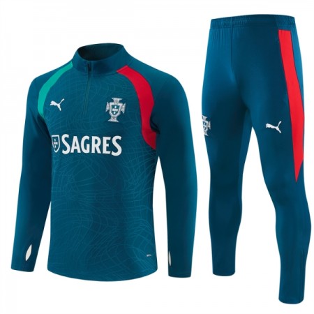 Portugal Sweat d'Entraînement Quart-Zip Bleue 2026-27