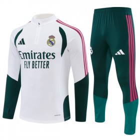 Real Madrid Sweat d'Entraînement Quart-Zip Blanche 2026-27