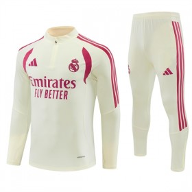 Real Madrid Sweat d'Entraînement Quart-Zip Blanche 2026-27