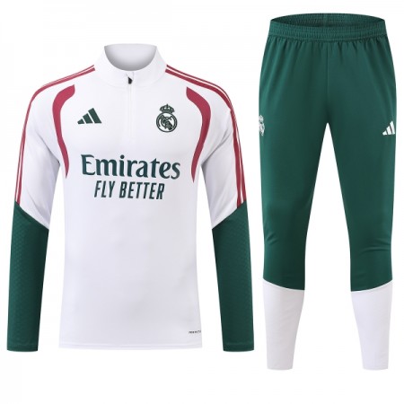 Real Madrid Sweat d'Entraînement Quart-Zip Blanche 2026-27