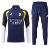 Real Madrid Sweat d'Entraînement Quart-Zip Bleue 2026-27 Real Madrid Sweat d'Entraînement Quart-Zip Bleue 2026-27