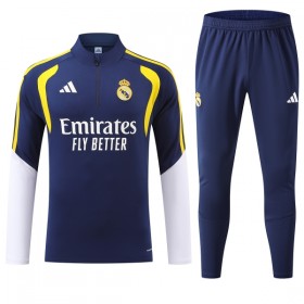 Real Madrid Sweat d'Entraînement Quart-Zip Bleue 2026-27