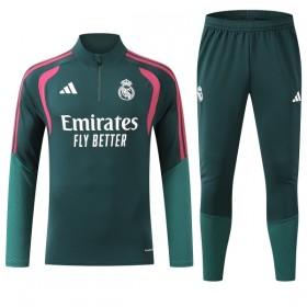 Real Madrid Sweat d'Entraînement Quart-Zip Verte 2026-27