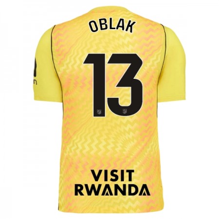 Maillot Foot Atlético Madrid Oblak 13 Gardien Jaune 2026-27 Maillot Foot Atlético Madrid Oblak 13 Gardien Jaune 2026-27