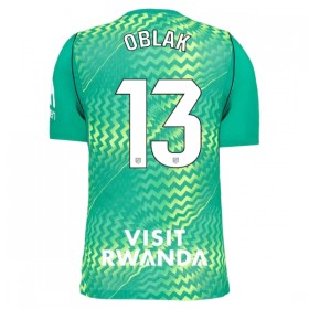 Maillot Foot Atlético Madrid Oblak 13 Gardien Verte 2026-27