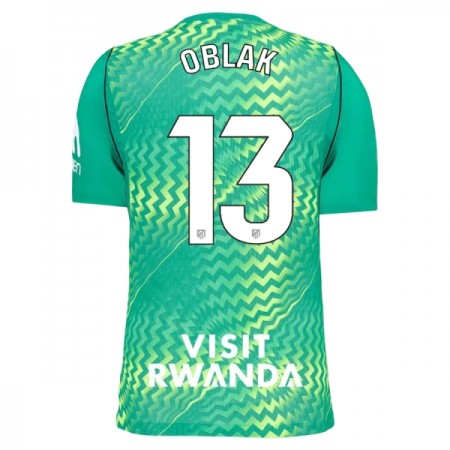 Maillot Foot Atlético Madrid Oblak 13 Gardien Verte 2026-27 Maillot Foot Atlético Madrid Oblak 13 Gardien Verte 2026-27