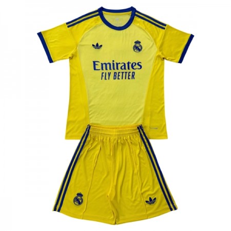 Tenue Enfant Real Madrid Gardien Jaune 2026-27 (+ Short) Tenue Enfant Real Madrid Gardien Jaune 2026-27 (+ Short)